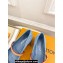 Louis Vuitton Heel 3.5cm Romy Mary Jane Pumps Denim Blue 2024