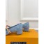 Louis Vuitton Heel 3.5cm Romy Mary Jane Pumps Denim Blue 2024