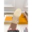 Louis Vuitton Heel 3.5cm Romy Mary Jane Pumps Patent Nude 2024