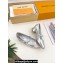 Louis Vuitton Heel 3.5cm Romy Mary Jane Pumps Silver 2024