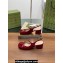 Gucci Heel 5.5cm Women's Horsebit pumps 801893 in patent leather Red 2024