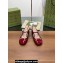 Gucci Heel 5.5cm Women's Horsebit pumps 801893 in patent leather Red 2024