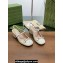Gucci Heel 5.5cm Women's Horsebit pumps 801893 in patent leather White 2024