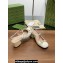 Gucci Heel 5.5cm Women's Horsebit pumps 801893 in patent leather White 2024