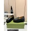 Gucci Heel 5cm Women's Horsebit wedge loafers 794316 in Leather Black 2024