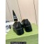 Gucci Heel 5cm Women's Horsebit wedge loafers 794316 in Leather Black 2024