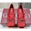 Gucci Satin Horsebit Ballet Flats with Bow Red 2024