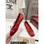 Gucci Satin Horsebit Ballet Flats with Bow Red 2024