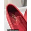 Gucci Satin Horsebit Ballet Flats with Bow Red 2024
