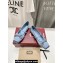Gucci Satin Horsebit Ballet Flats with Bow Light Blue 2024