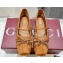 Gucci Satin Horsebit Ballet Flats with Bow Brown 2024