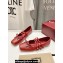 Gucci Leather Horsebit Ballet Flats with Bow Red 2024