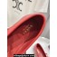 Gucci Leather Horsebit Ballet Flats with Bow Red 2024
