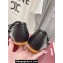 Gucci Leather Horsebit Ballet Flats with Bow Black 2024