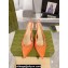 Gucci Heel 10.5cm Women's Horsebit slingback pumps 782408 in GG Orange 2024