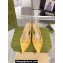 Gucci Heel 4.5cm Women's Horsebit slingback pumps 782627 in GG Yellow 2024