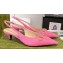 Gucci Heel 4.5cm Women's Horsebit slingback pumps 782627 in GG Pink 2024