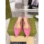 Gucci Women's Horsebit ballet flats 786592 in GG Pink 2024