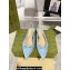 Gucci Women's Horsebit ballet flats 786592 in GG Blue 2024