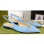 Gucci Women's Horsebit ballet flats 786592 in GG Blue 2024
