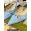 Gucci Women's Horsebit ballet flats 786592 in GG Blue 2024