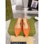 Gucci Women's Horsebit ballet flats 786592 in GG Orange 2024