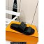 Hermes Jackson Women/Men sandals with Kelly buckle in Epsom calfskin Black 2024