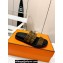 Hermes Jackson Women/Men sandals with Kelly buckle in suede goatskin Khaki 2024