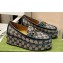 Gucci Heel 5cm Women's Horsebit wedge loafers 794316 in GG canvas Blue 2024