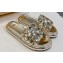 Fendi Sequins Slides Gold 2024
