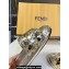 Fendi Sequins Slides Gold 2024