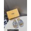 Fendi Sequins Slides Silver 2024