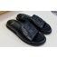 Fendi Calfskin Leather FF Slides Black 2024
