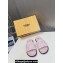 Fendi Calfskin Leather FF Slides Light Pink 2024