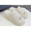 Alexander Wang Heel 5cm platform Shearling Fur slides White 2024