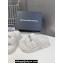 Alexander Wang Heel 5cm Crystal Logo platform Shearling Fur slides White 2024