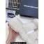 Alexander Wang Heel 5cm Crystal Logo platform Shearling Fur slides White 2024