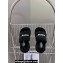 Alexander Wang Heel 5cm Crystal Logo platform Shearling Fur slides Black 2024