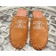 Celine TRIOMPHE Slippers Brown 2024