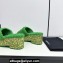 Chanel Platform Pearl and Crystal CC Logo Shearling Mules Green 2024