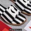 Christian Louboutin timeless CL mules in striped fabric Black 2024