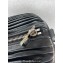 Loewe Large Bracelet Pouch Bag in pleated nappa Black