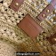 Saint Laurent panier small Tote bag in crochet raffia and smooth leather 685618 Beige 2024