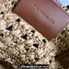 Saint Laurent panier small Tote bag in crochet raffia and smooth leather 685618 Beige 2024