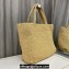 Saint Laurent Tote bag in raffia 776763 Beige in Original Quality 2024