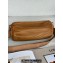 Loewe Large Bracelet Pouch Bag in pleated nappa Warm Desert