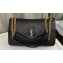 Saint Laurent Calypso large Bag in grained lambskin 777399 Black 2024