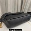 Saint Laurent Calypso large Bag in grained lambskin 777399 Black 2024