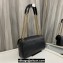 Saint Laurent Calypso Bag in plunged lambskin 734153 Black 2024