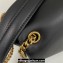 Saint Laurent Calypso Bag in plunged lambskin 734153 Black 2024